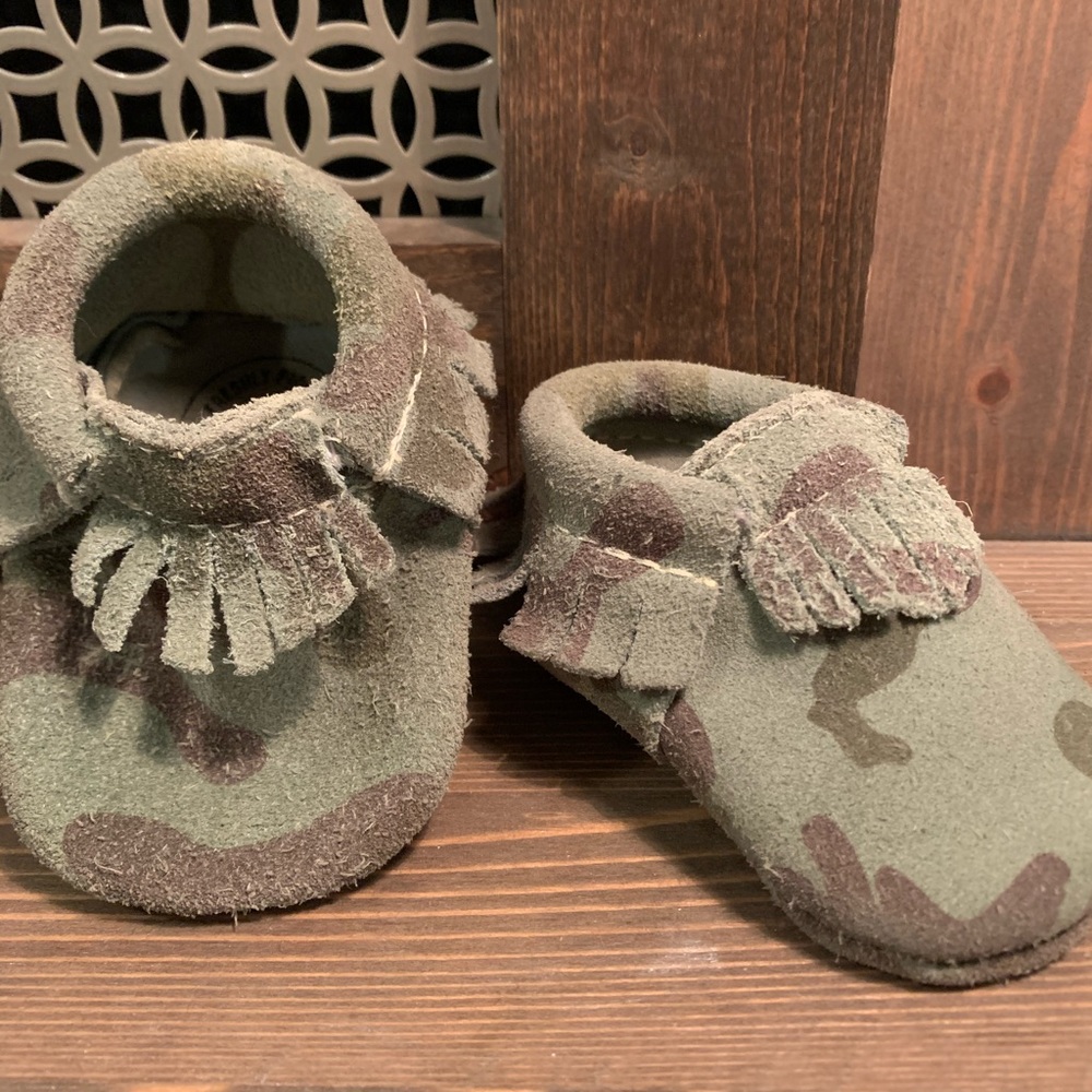 Premium leather baby moccasins